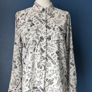Karl Lagerfeld long sleeve blouse